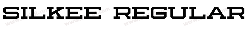 Silkee Regular 语言英文字体转换